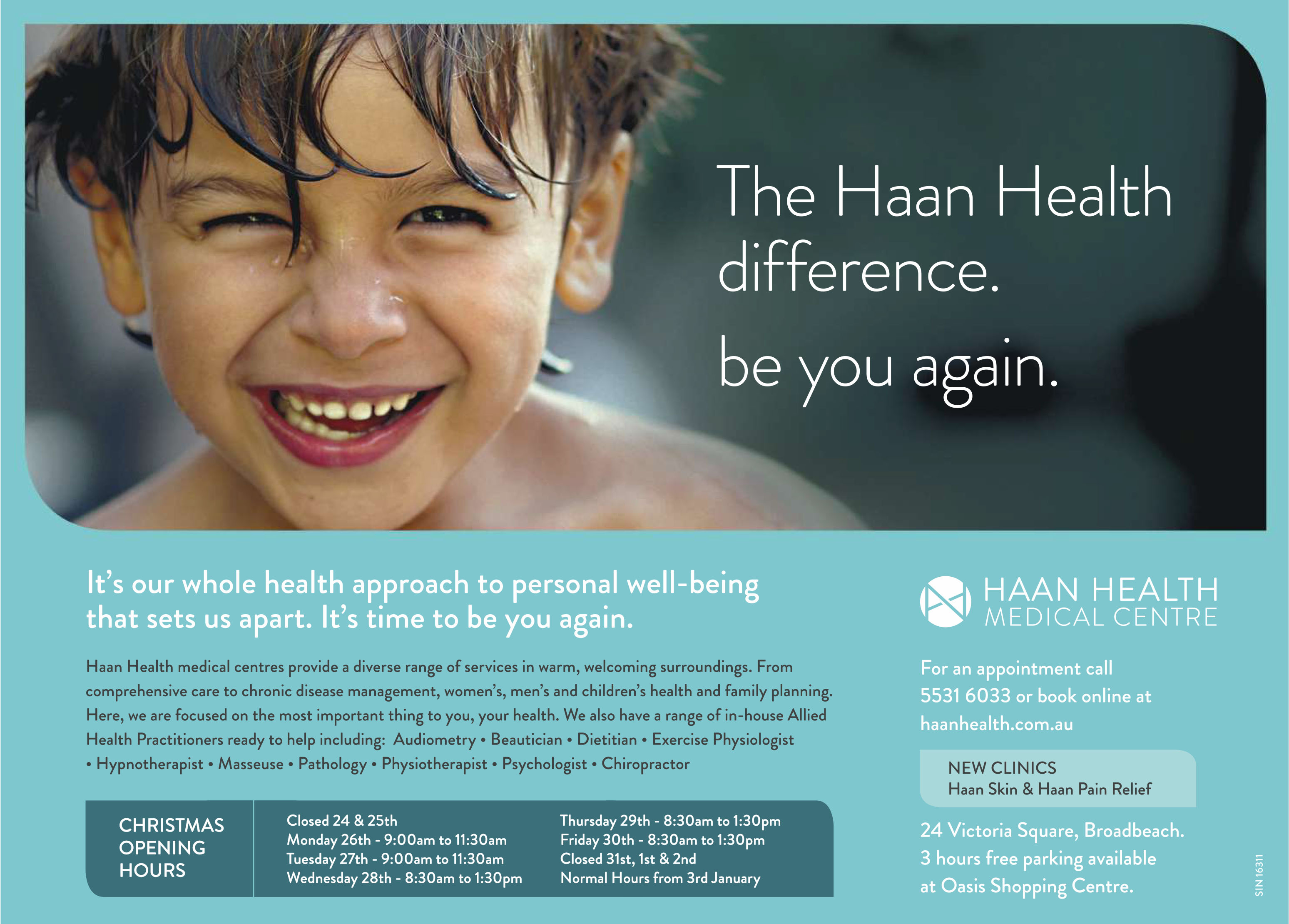 Haan Health Ad
